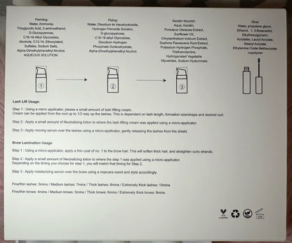 Lash Lift & Brows Lamination Kit
